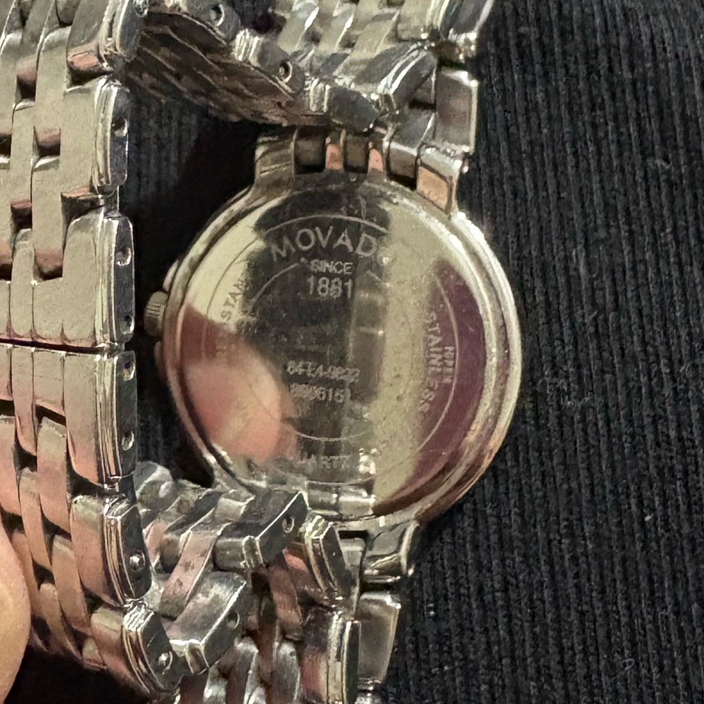 Movado Silver Metallic Timepiece - Picture 3 of 4